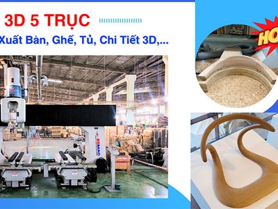 Máy gia công trung tâm 5 trục   Giải pháp vàng cho ngành sản xuất nội thất 1