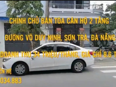 Chính chủ bán tòa căn hộ 2 tầng đường võ duy ninh - q sơn trà - đà nẵng 2