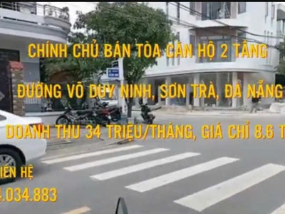 Chính chủ bán tòa căn hộ 2 tầng đường võ duy ninh - q sơn trà - đà nẵng 3