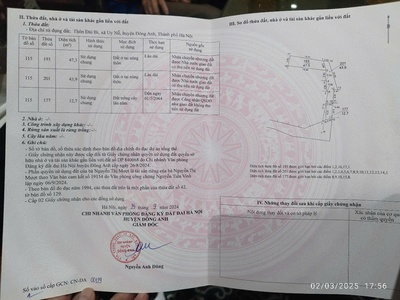 Bán đất 47.3m2 uy nỗ đông anh - nhỉnh 3 tỷ 2