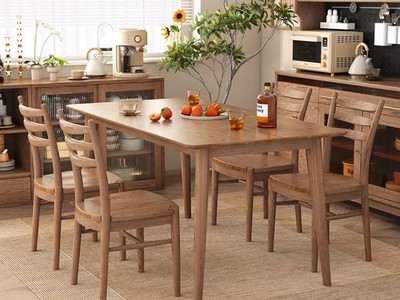 Bàn ghế ăn gia đình gỗ tự nhiên - Sự lựa chọn hoàn hảo cho không gian ấm cúng của bạn 2