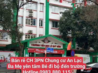 Bán căn 3 phòng ngủ chung cư an lạc - mỹ đình gần trường cấp 1 lê quý đôn 0