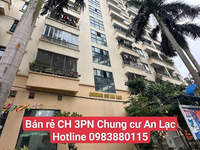 Bán căn 3 phòng ngủ chung cư an lạc - mỹ đình gần trường cấp 1 lê quý đôn 1