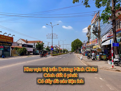 Lô góc 8 23m, thổ cư, gần hồ dầu tiếng, dương minh châu, sổ sẵn chỉ 389tr rẻ đẹp nhất dương minh 1