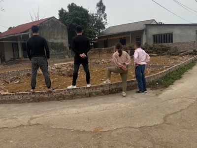 Bán đất thôn phú hạ, minh phú, sóc sơn, hn. lô góc, hai mặt tiền, đường thông, ô tô tránh. 2