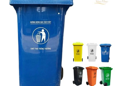 Thùng rác 120L: Giải pháp tối ưu cho không gian sạch sẽ 0