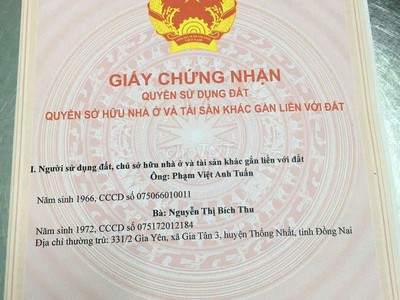 Nhà ở 160m2, gia tân 3, thống nhất, đồng nai. 2