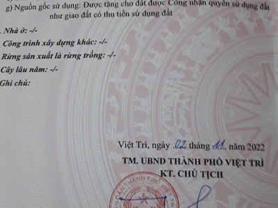 Chính chủ cần bán đất khu 1 phường dữu lâu thành phố việt trì tỉnh phú thọ 3