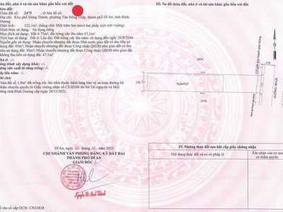 Bán Gấp Đất Mặt Tiền 4.26mx28.6 Gần Ngã Ba Cây Điệp TP Dĩ An 1