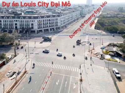 Chỉ 120 tỉ có ngay lô góc shophouse liền kề louis city 3 đại mỗ, 240m, 5 tầng, 2 thoáng trước sau, 1