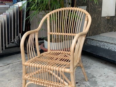 Ghế cafe mây tre đan 1