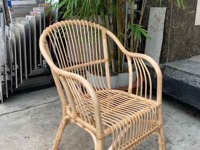 Ghế cafe mây tre đan 2