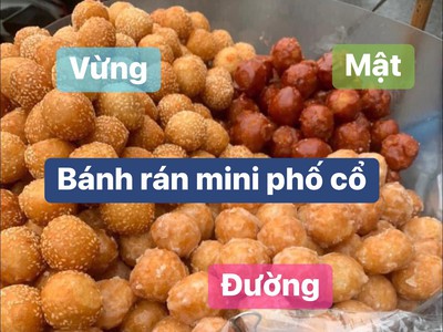Cung cấp bánh tiêu, bánh rán nhỏ phố cổ Hà Nội, bánh rán mi ni, gửi đi các tỉnh 0