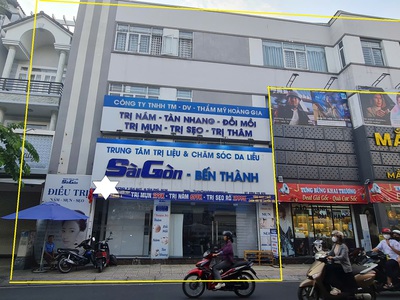 Cho thuê nhà mặt tiền tân hương, 40m ,3lầu - ngang 10m - ngay ngã tư 1