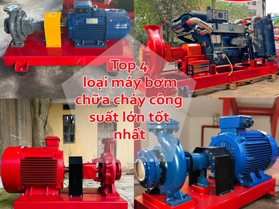 Top 4 loại máy bơm chữa cháy công suất lớn tốt nhất 0