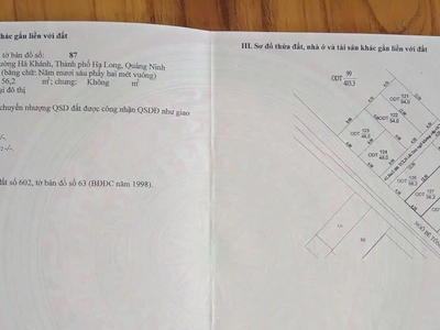Bán Đất Ngõ 156 Làng Công An,P.Hà Khánh.DT:56.2m2,MT:4.5m 5