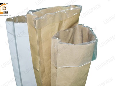 Bao bì giấy kraft đựng bột mì 25kg 2