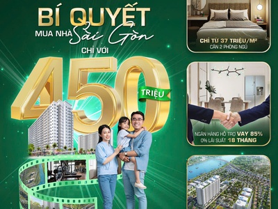 Thanh toán 25 nhận nhà ngay trả góp 0 lãi suất 1