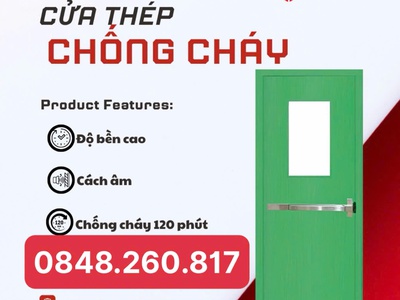 Cửa Thép Chống Cháy - SaiGonDoor 1