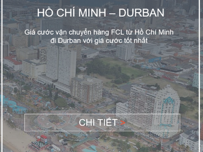 Giá Cước Vận Tải Biển Hàng Từ Việt Nam Đến Durban 0