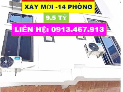  ccmn dòng tiền    8 tầng   14 phòng  100 doanh thu 800tr/năm   mt 7.2m   9.5 tỷ  0