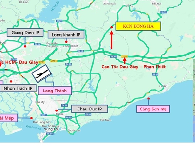 Cho thuê hơn 10ha đất làm nhà xưởng ở kcn xã đông hà, tỉnh bình thuận 0