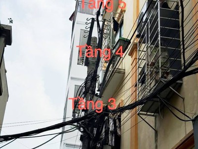 Nhà mới ở ngay - chìa khoá trao tay - ô tô đỗ cửa - 6 tầng - 4.65 tỷ 0