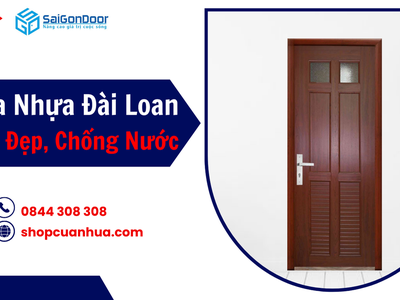 Cửa Nhựa Đài Loan Bền Đẹp, Chống Nước 3