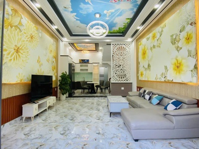 Nhỉnh 5 tỷ tl 67m , 4 tầng /4pn, hẻm xe tải, lê đức thọ gò vấp 1