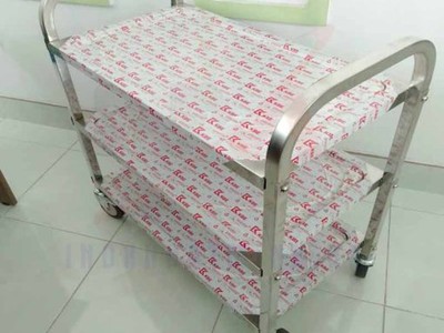 Xe đẩy thức ăn phục vụ nhà hàng khách sạn 3