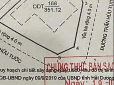 Chính chủ bán lô góc 3 mặt tiền, vị trí đẹp nhất khu ecoriver hải dương. Khu đô thị bậc nhất Hải Dươ 2