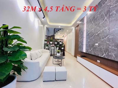 Căn Ngõ 47 Nam Dư Lĩnh Nam ô tô đỗ cửa 4,5 tầng giá nhỉnh 3 tỷ 3