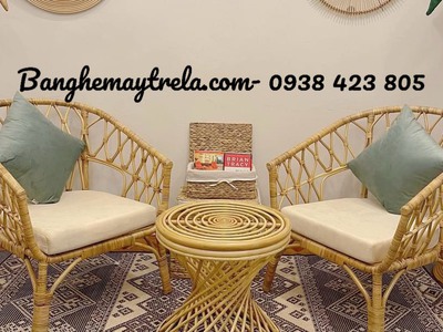 Ghế mây vuông đọc sách 4