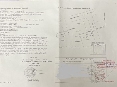 Chính chủ giảm 150 triệu bán gấp nhà Bùi Thanh Khiết 4x13m giá 780 triệu thị trấn Tân Túc - chợ Đệm 1