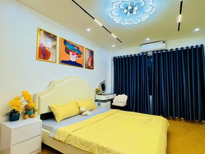 Bán nhà ngõ quan thổ 1, 32m2 x 4 tầng, ngõ thông rộng sát ô tô, nhà mới kính koong full nội thất 4