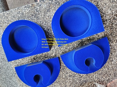 Khay nhựa,định hình,gia công phun nhung trên mọi chất liệu :nhựa,gỗ,giấy,kim loại 2