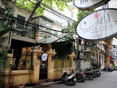 Mặt tiền hội vũ hk hơn 5m, dt 60m2, cửa hàng cho thuê kinh doanh không nấu ăn 1