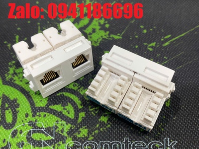 Ổ cắm RJ45 đa năng CAT6A FTP Shielded có chống nhiễu  100/1000  Ancomteck , mã ACT-S6A-001 sẵn hàng 12