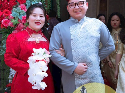 Hình ảnh cô dâu thướt tha trong tà áo dài vừa dịu dàng vừa kiêu sa 0