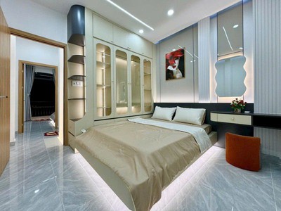 Hẻm ôtô nguyễn văn khối p.9 gò gấp ngay gần công viên làng hoa, nhà siêu đẹp 2 tầng btct, 34m2 3