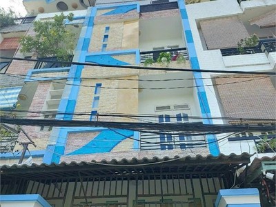 Chdv 4 tầng, 7 phòng, dt 25tr/th. hẻm 6m đường số 2, phường 16. giá 6.5 tỷ 0