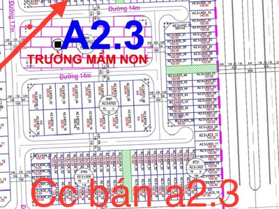 Chính chủ bán liền kề khu đô thị thanh hà, phú lương, hà đông a2.3 lk 1-20  nhìn trường  học dt 0