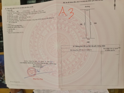 Chính chủ nhượng lại lô đất hòa bình -xuyên mộc brvt giá rẻ 2