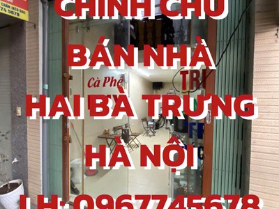 Chính chủ cần bán nhà tại hai bà trưng, hà nội - địa chỉ:  phố trần khát chân, quận hai bà trưng, 0