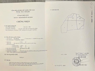 Bán đất nông nghiệp 7500m  gần   nhà thờ tổ nghiệp hoài linh   - đường 5 long phước, q. 9, hcm. 0