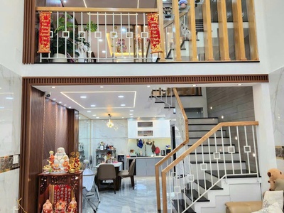 Nhà đẹp quang trung gò vấp 5 tầng 4pn 5wc hxh tránh khu vực an ninh yên tĩnh tiện ích bao quanh 2