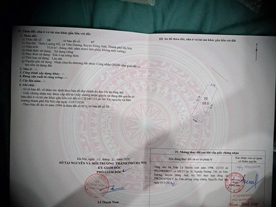 Cc bán mảnh lương lỗ - tiên dương - đông anh 0