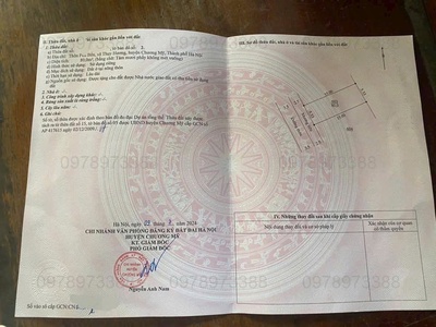 Đất đẹp - giá tốt - vị trí đắc địa tại xã thuỵ hương, huyện chương mỹ, thành phố hà nội 1