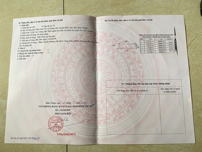 Bán đất gần quốc lộ 55 - thắng hải - tân thắng - sơn mỹ - bình thuận - 1236m2 - giá hờ 1.2 tỷ - sổ 0