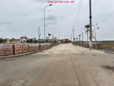 Bán lô đất đấu giá xã hữu văn, chương mỹ, hn. đường nhựa, vỉa hè, 2 mặt thoáng trước sau. 2
